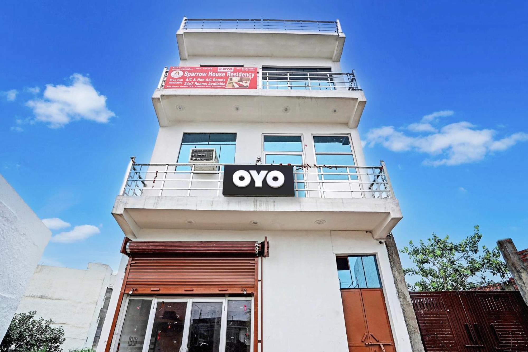 Hotel O Sparrow House Residency Bulandshahr Exterior foto